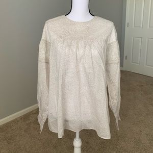 🌻🆕🌻NWT UNIQLO Summer Fall long sleeve blouse